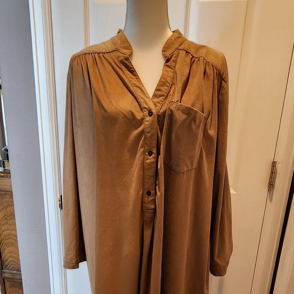 Suede-like Tunic
